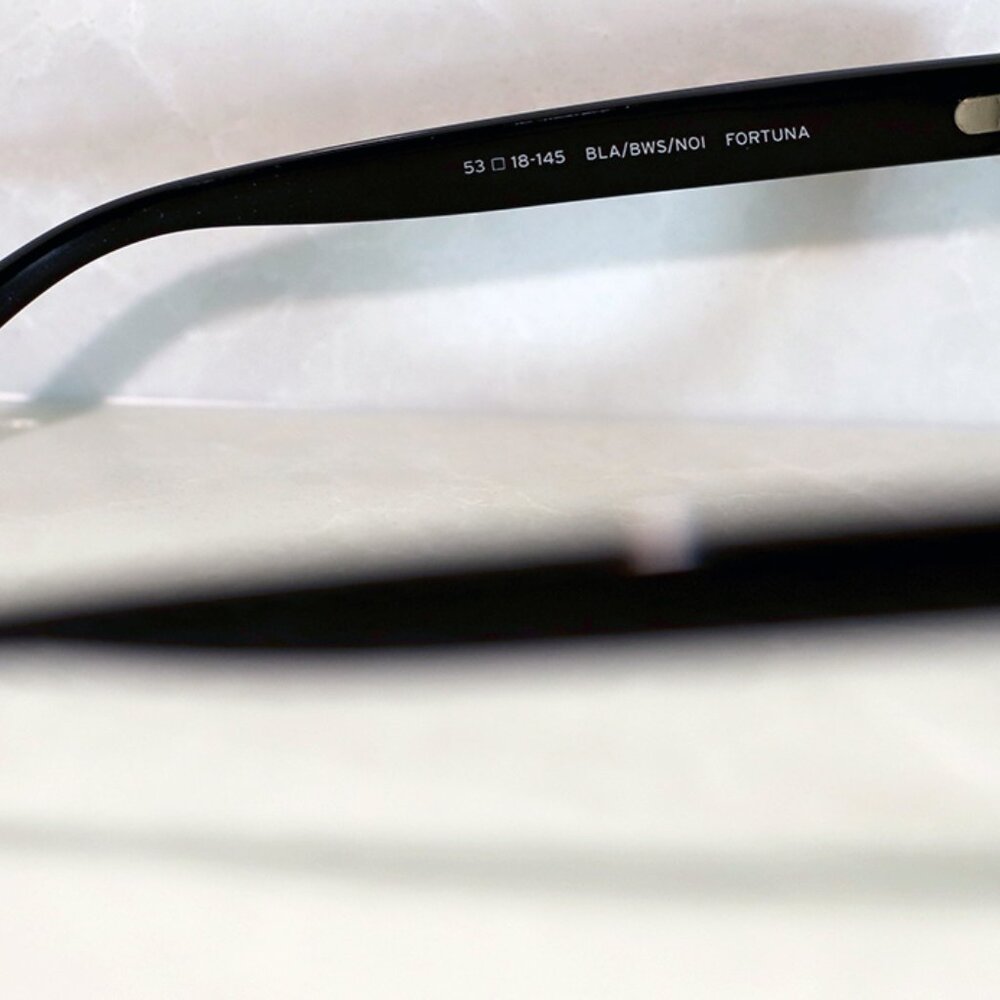 BARTON PERREIRA 'FORTUNA' BLA/BWS/NOI BLACK SUNGLASSES 53-18, FRAMES ONLY - Picture 6 of 6